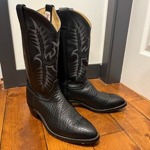 Tony Lama Mens Bullhide Cowboy Boots size 10.5D